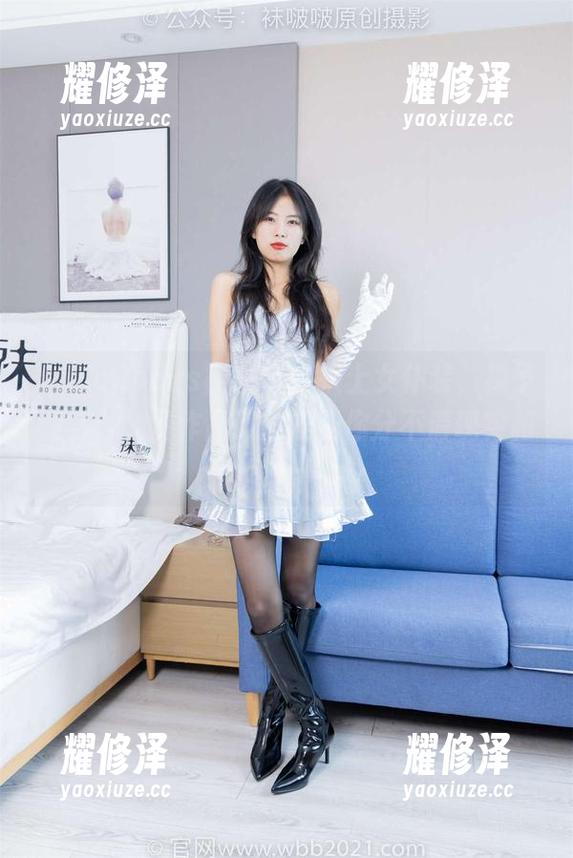 BoBoSocks袜啵啵 - 换上女仆装，稚予变身！免费作品，保准让你分不清现实和动漫！