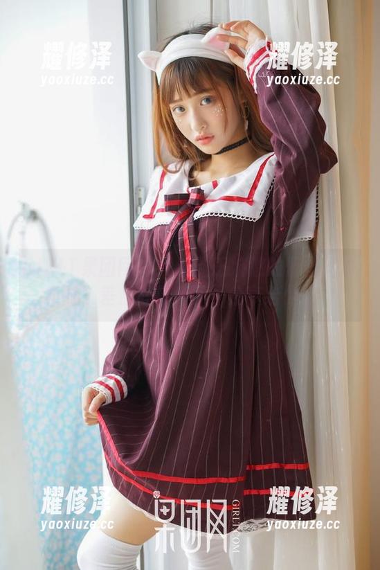 GIRLT果团网 - 我划到王婉悠的蕾丝写真集时，差点就释怀了，分享给你们。