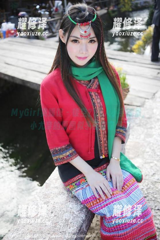 MyGirl美媛馆 - 镂空？私人小宇宙里，小尤奈的原图似乎在窃窃私语