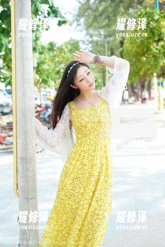YouMi尤蜜荟 - 校服穿得好，Yumi尤美的这组套图分享让人忍不住回忆起青春。
