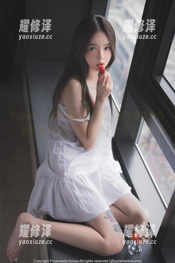 Yuka(유카)Bimilstory，黑色网袜女仆，全套图＋艺能，直逼“女仆餐厅”的桌子！