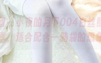 森萝财团 – 小夜的月下004白丝照片，免费分享，适合配合一脑袋的想象哦！