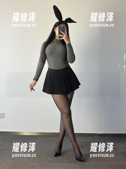 微密圈 - 定制油亮黑丝：美邵女Baby油光可鉴，犹如黑夜般撩人