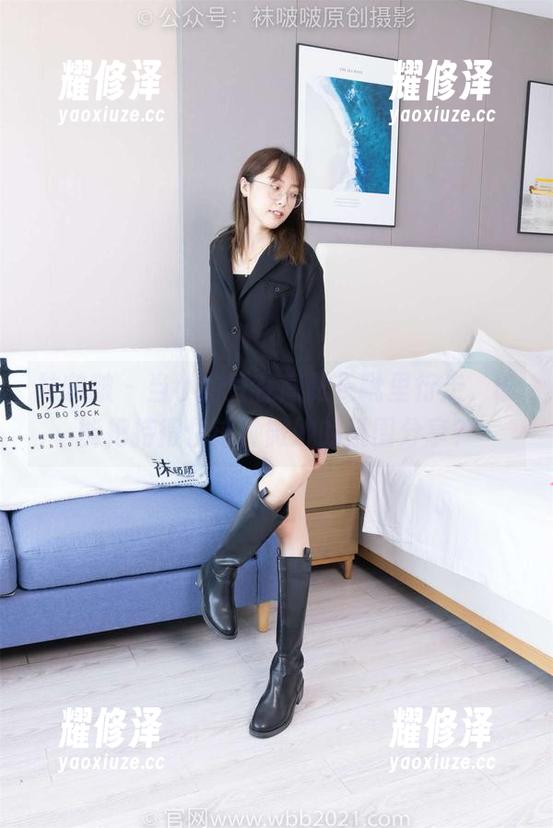 袜啵啵 - 当小甜豆在高跟长靴里行走，谁能把持得住这种微妙的氛围分享？